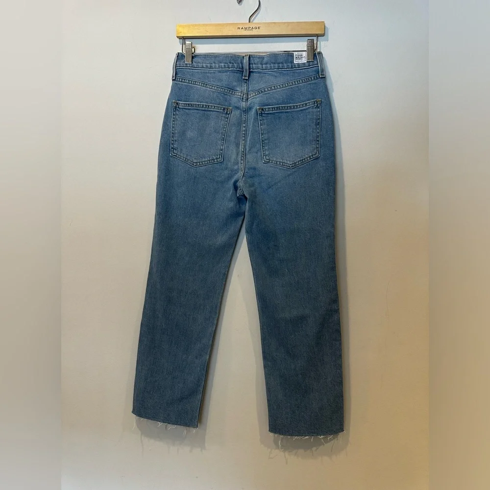 Frank & Eileen Monaghan High Rise Raw Hem Cropped Jeans - Picture 4 of 9